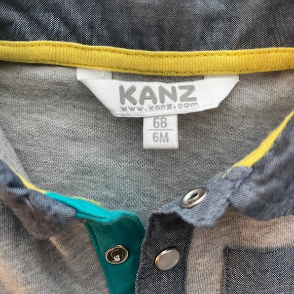 KANZ Baby Boy Cotton Short Set Size 6M, Beach Summer Preppy Handsome - Picture 4 of 16